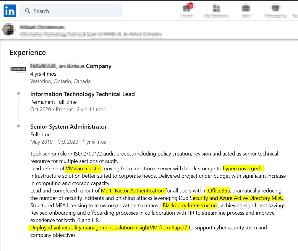 LinkedIn important source in OSINT for supply chain risk management