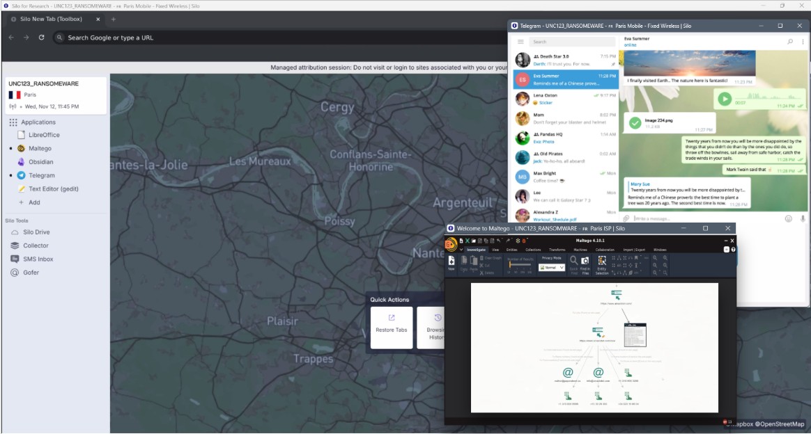 multi-app integrated workspace